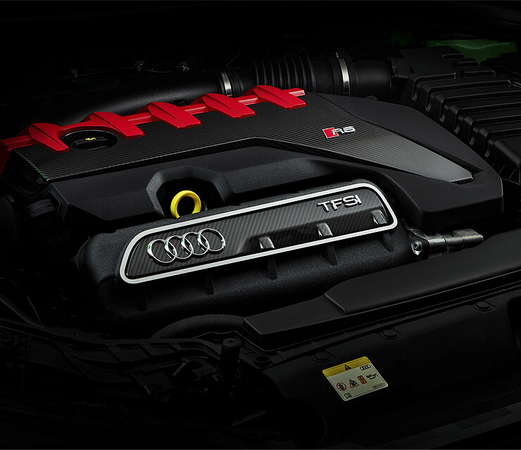 Car engine close up